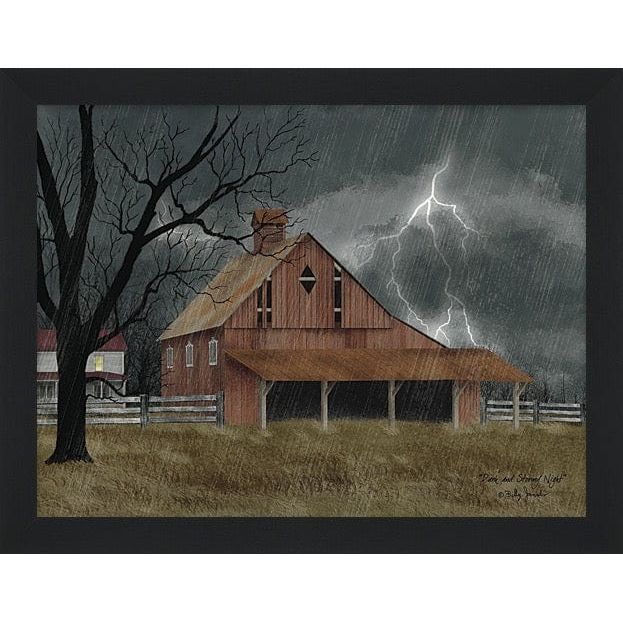 Dark And Stormy Night By Billy Jacobs Art Print - 18 X 24