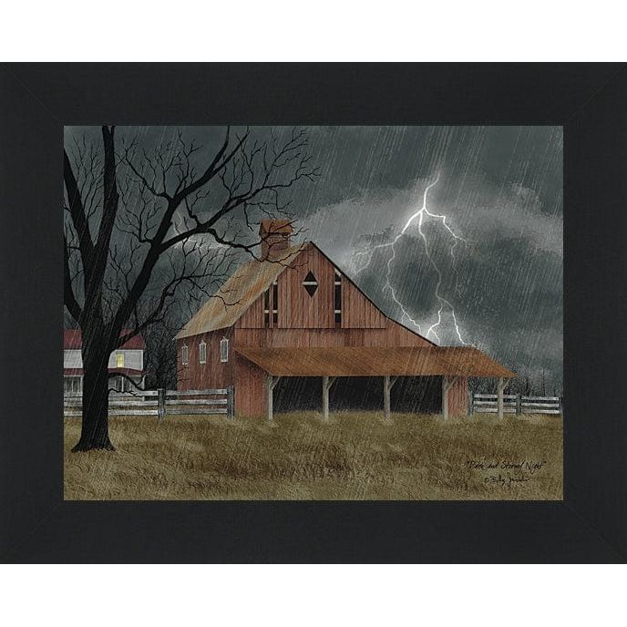 Dark And Stormy Night By Billy Jacobs Art Print - 18 X 24