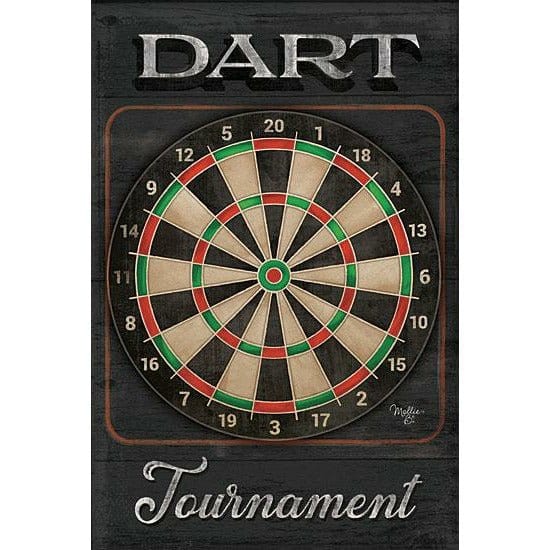 Penny Lane Publishing Dart Tournament By Mollie B Right Art Print - 12 X 16