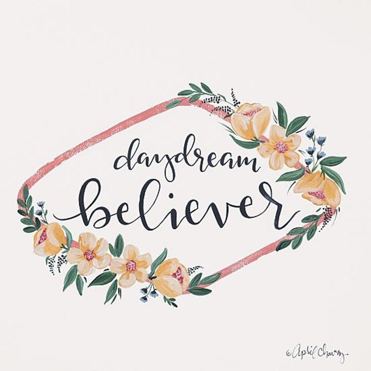 Penny Lane Publishing Daydream Believer By April Chavez Art Print - 12 X 12