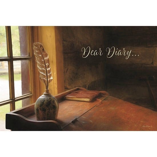 Dear Diary By Lori Deiter Art Print - 12 X 18-Penny Lane Publishing-The Village Merchant