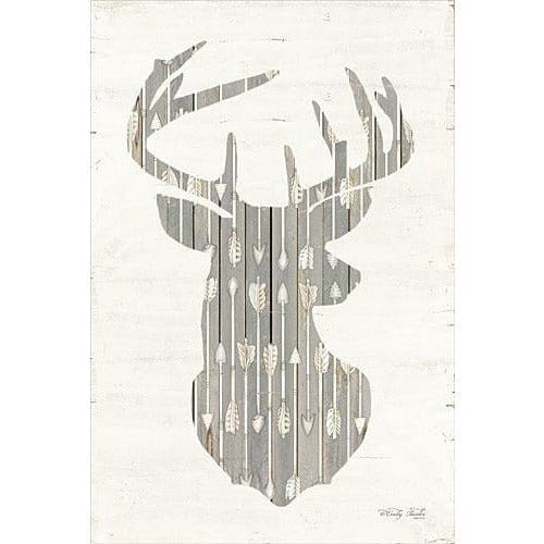 Deer And Arrows Silhouette By Cindy Jacobs Art Print - 12 X 18-Penny Lane Publishing-The Village Merchant