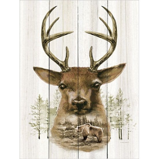 Penny Lane Publishing Deer Wilderness Portrait By Ed Wargo Art Print - 12 X 16