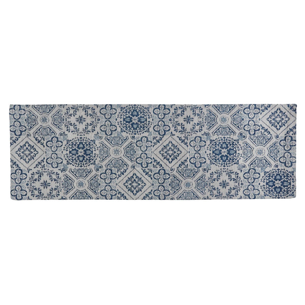 Delft Woven Jacquard Chenille Rug Runner 24&quot; X 72&quot; Rectangle