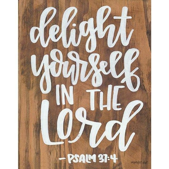 Penny Lane Publishing Delight Youself In The Lord By Imperfect Dust Art Print - 12 X 16