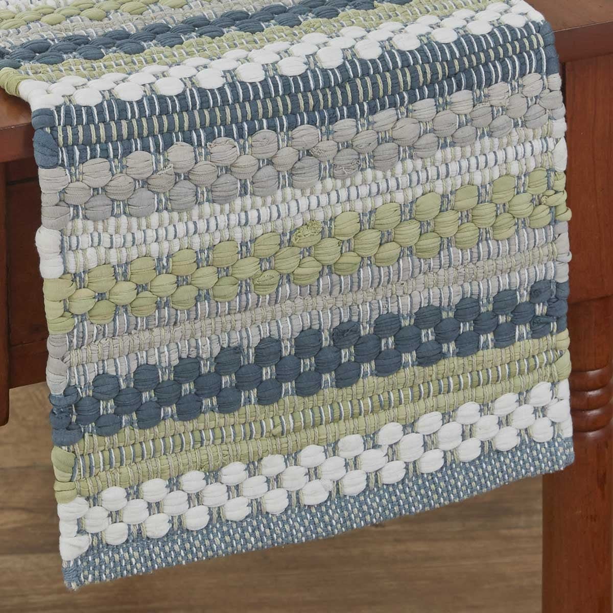 Dew Drop Chindi Table Runner 54" Long-Park Designs-The Village Merchant