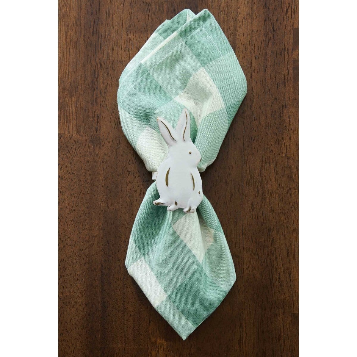 DISTRESSED BUNNY Napkin Ring-Park Designs-The Village Merchant