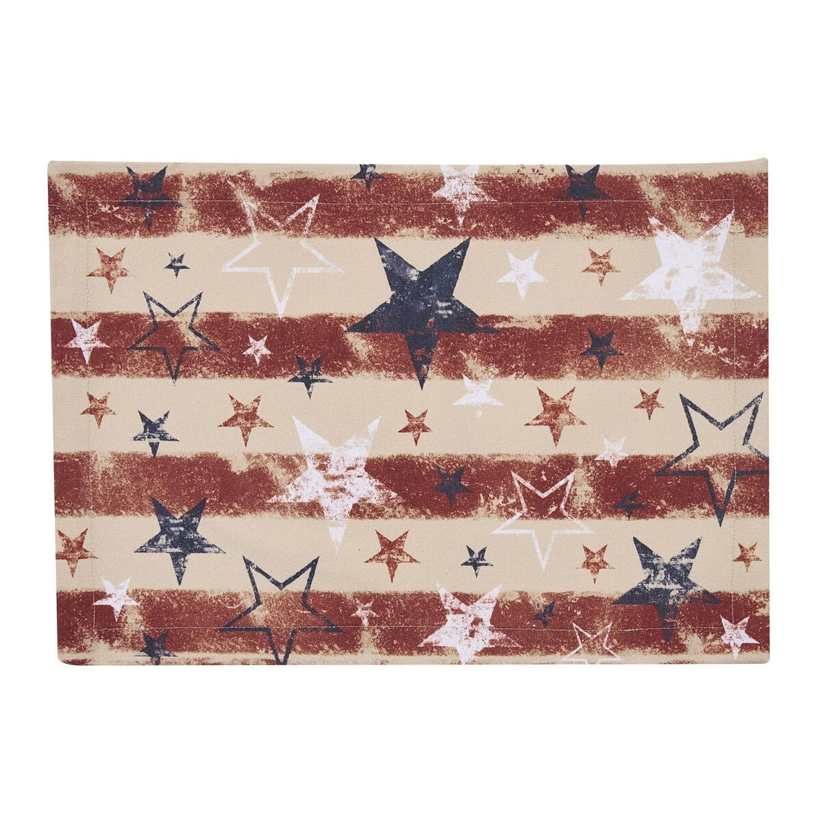 Park Designs Placemat Distressed Flag Printed Placemat Set of 2