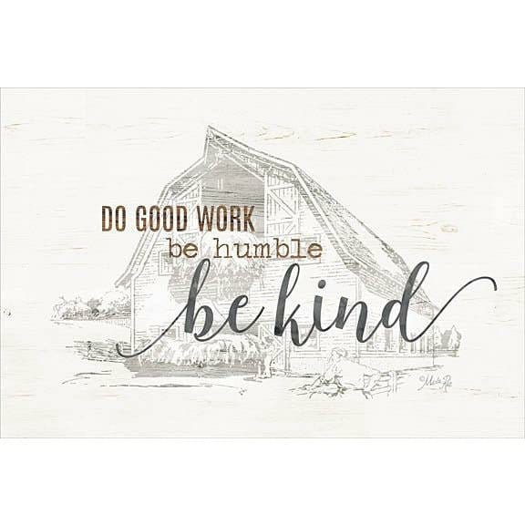 Penny Lane Publishing Do Good Work Barn By Marla Rae Art Print - 12 X 18