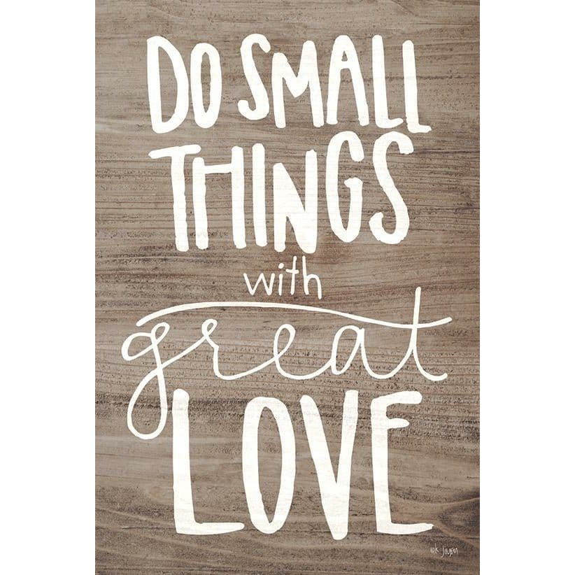Penny Lane Publishing Do Small Things With Love By Jaxn Blvd Art Print - 12 X 18