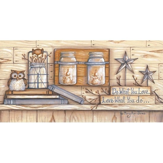 Penny Lane Publishing Do What You Love By Mary Ann June Art Print - 9 X 18