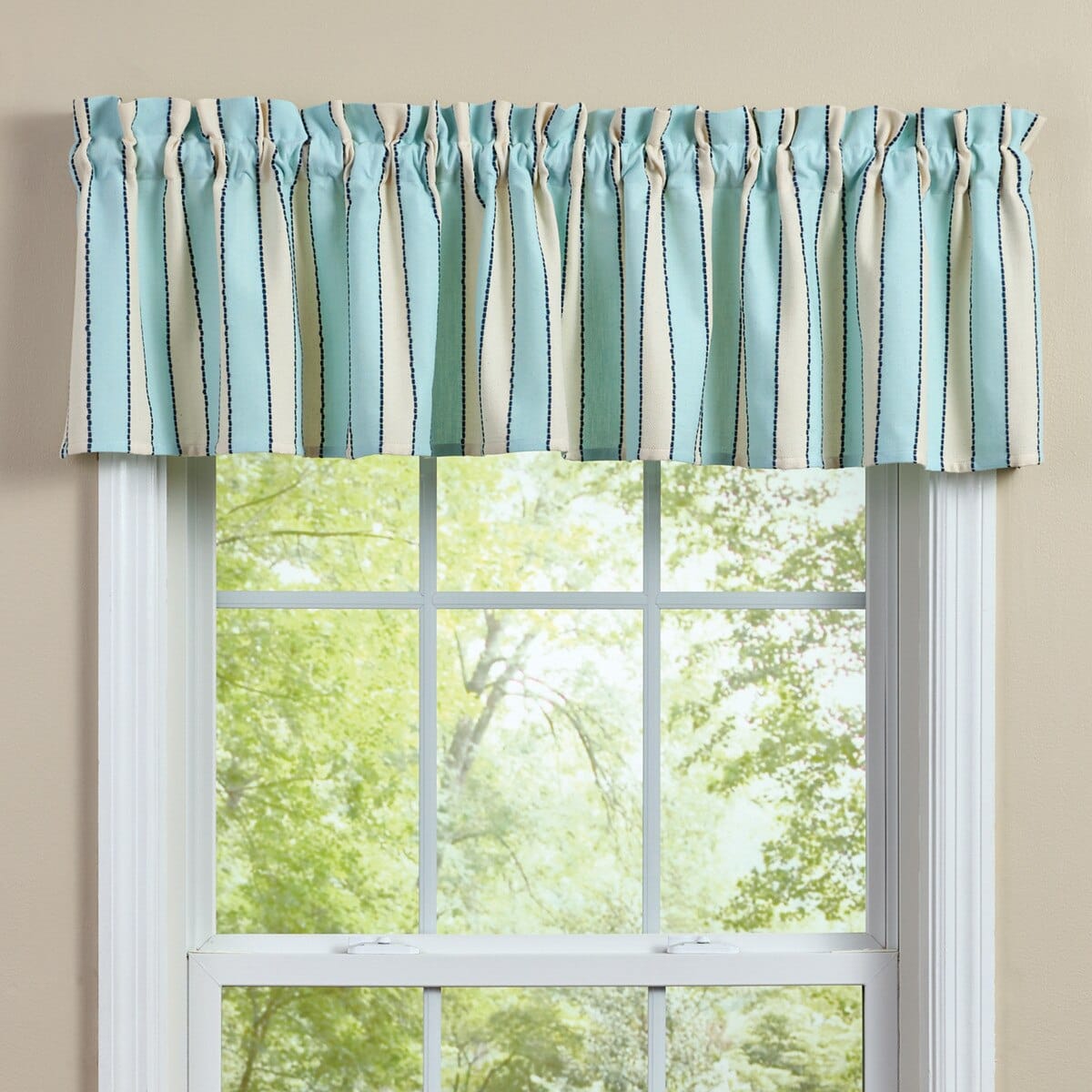 Park Designs Valances Dockside Stripe Valance Unlined
