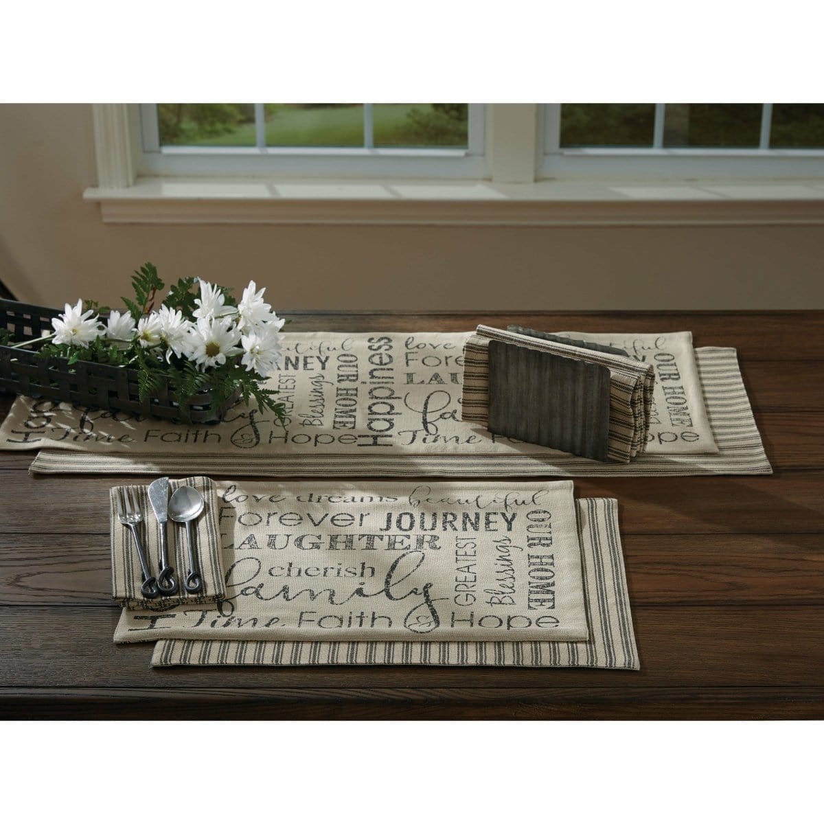 Dover Table Runner 36" Long-Park Designs-The Village Merchant