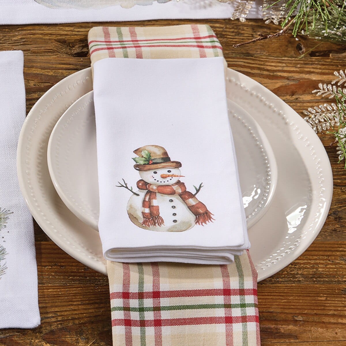 Down Home Holidays Printed Napkin Set of 2