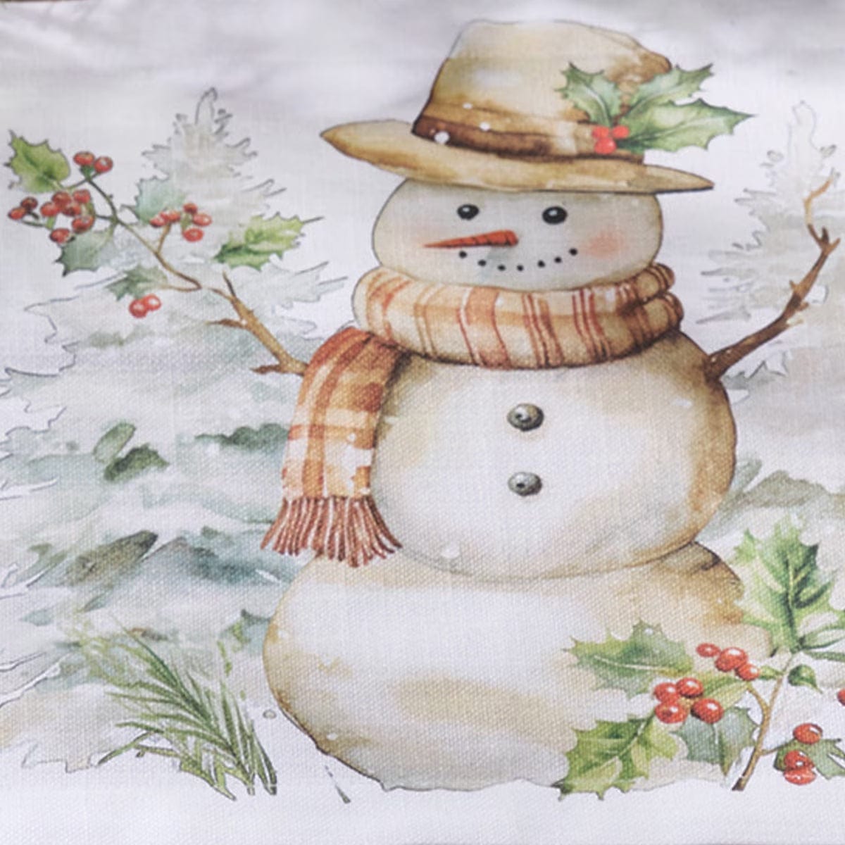 Down Home Holidays Printed Table Runner 36" Long