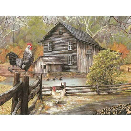Penny Lane Publishing Down On The Farm I By Ed Wargo Art Print - 12 X 16