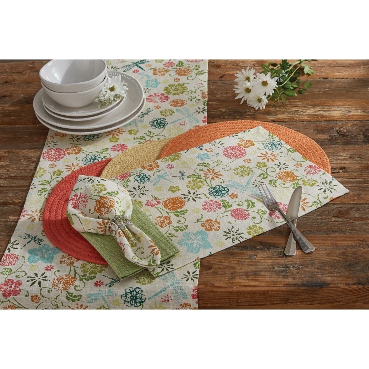 Dragonfly Floral Napkin-Park Designs-The Village Merchant