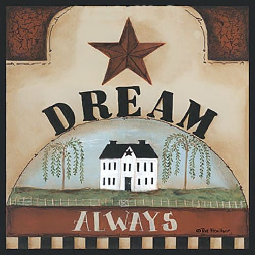 Penny Lane Publishing Dream By Pat Fischer Art Print - 8 X 8