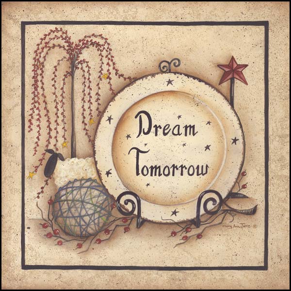 Dream Tomorrow By Mary Ann June Art Print - 12 X 12-Penny Lane Publishing-The Village Merchant