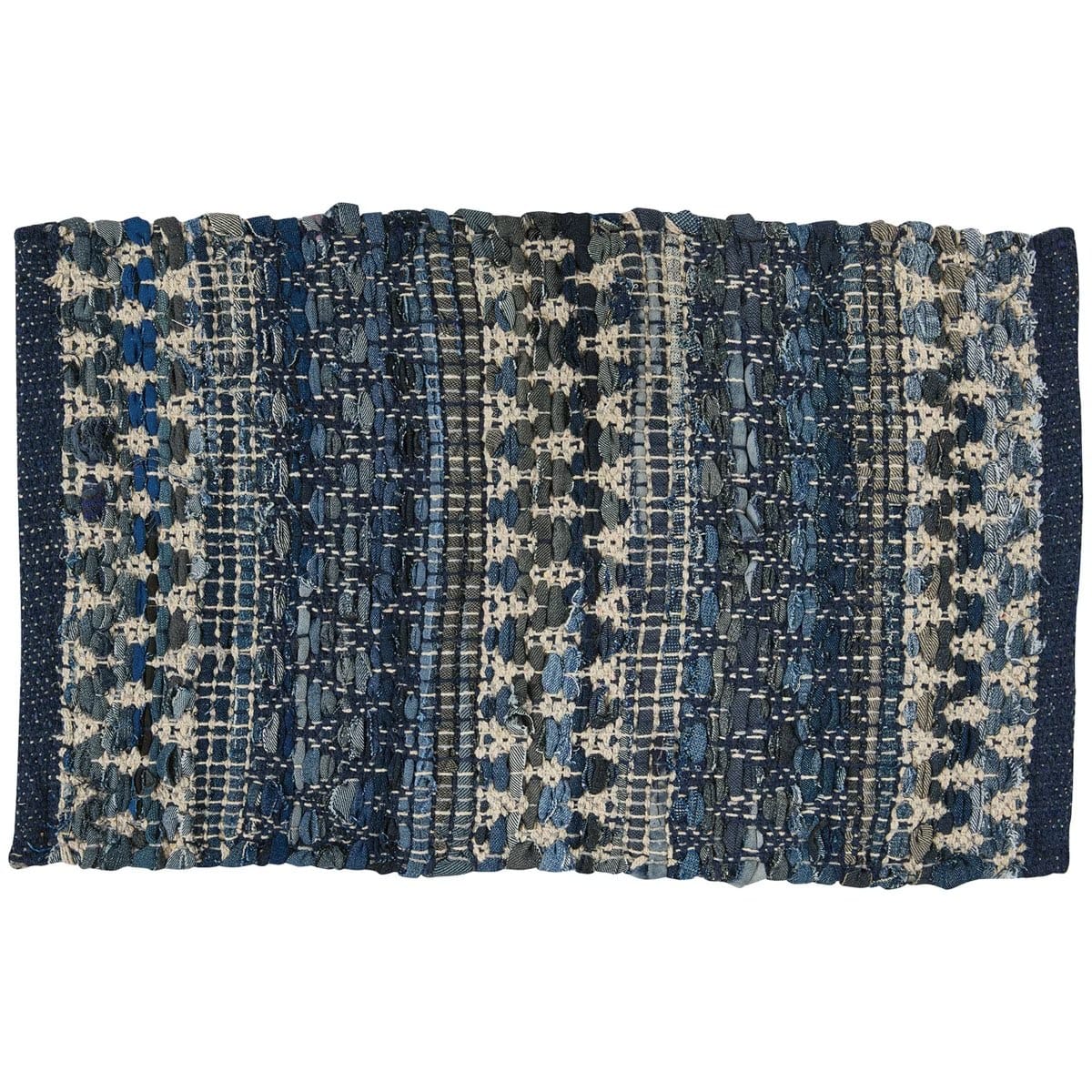 Park Designs Dressed Up Denim Chindi Placemat Set of 2