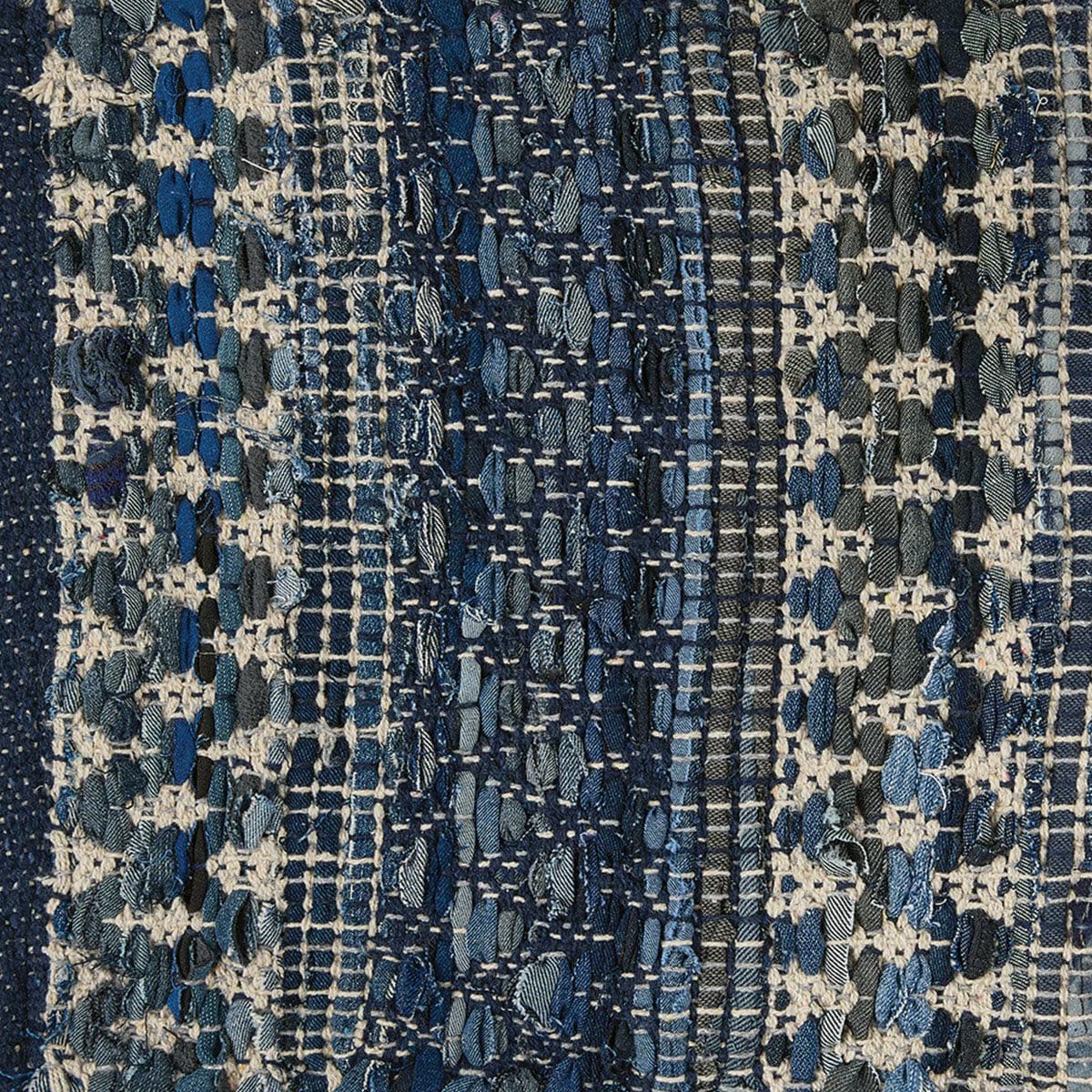 Park Designs Dressed Up Denim Chindi Table Runner 36" Long