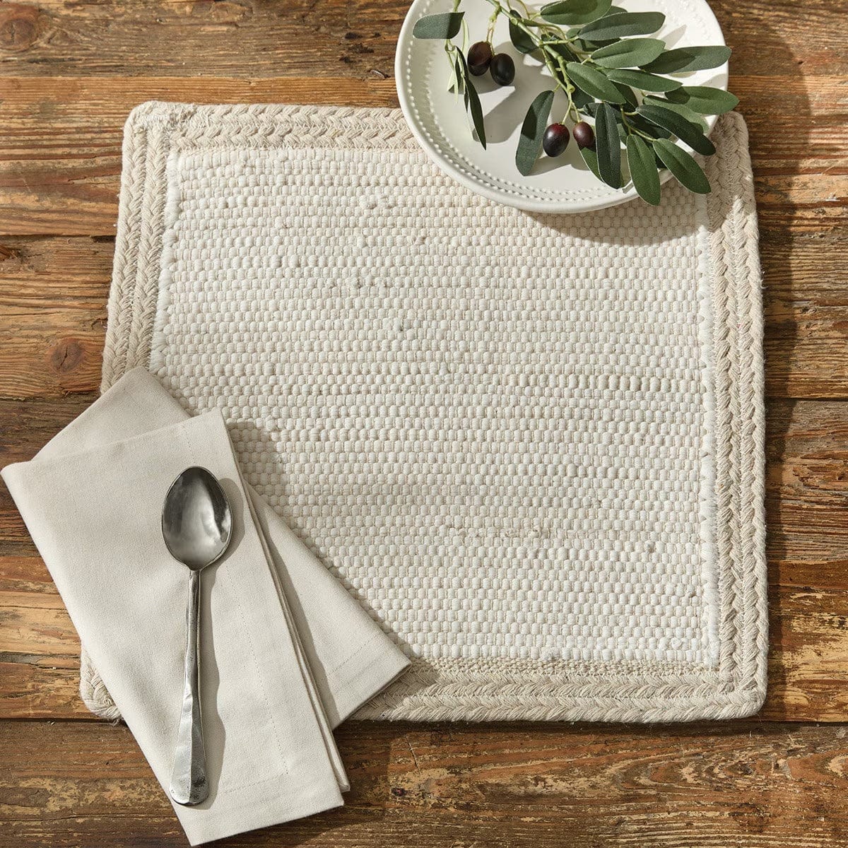 Dune Pebble Placemat Square Set of 2