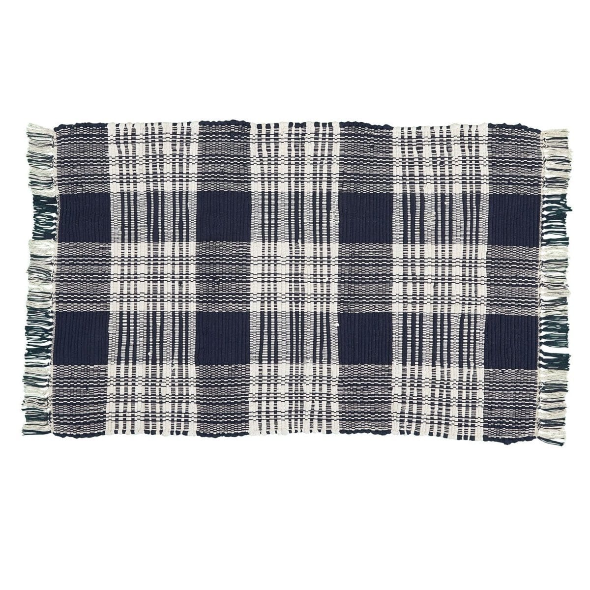 Dylan in Navy Rag Rug 24" x 36" Rectangle-Park Designs-The Village Merchant