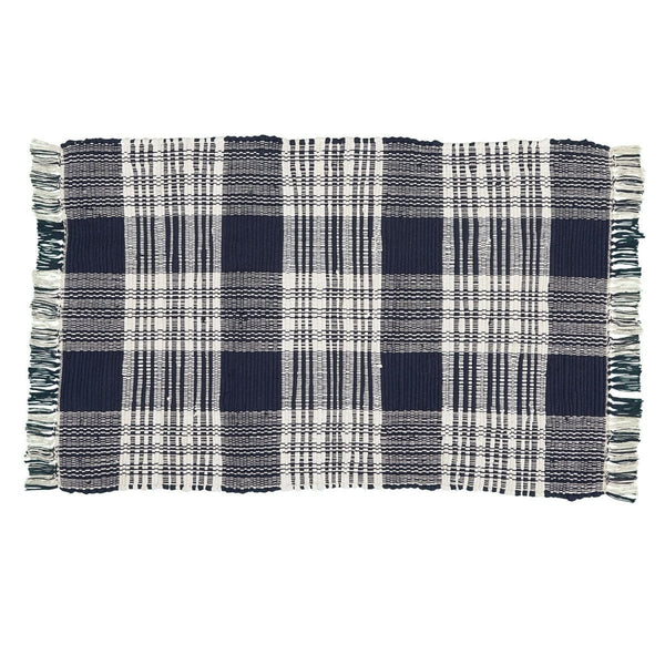 Dylan In Navy Rag Rug 24