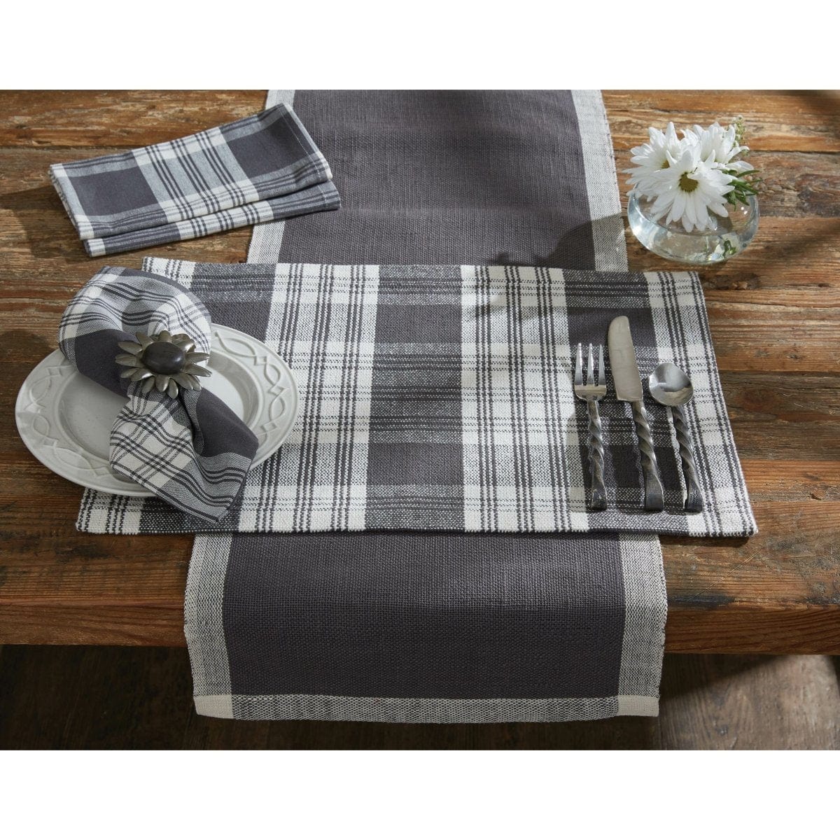 Dylan in Slate Napkin-Park Designs-The Village Merchant