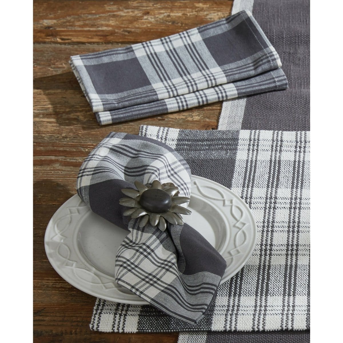 Dylan in Slate Napkin-Park Designs-The Village Merchant