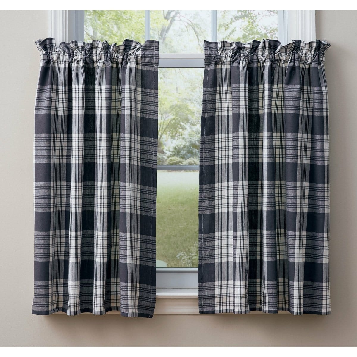 Dylan in Slate Tier Pair 36" Long Unlined-Park Designs-The Village Merchant