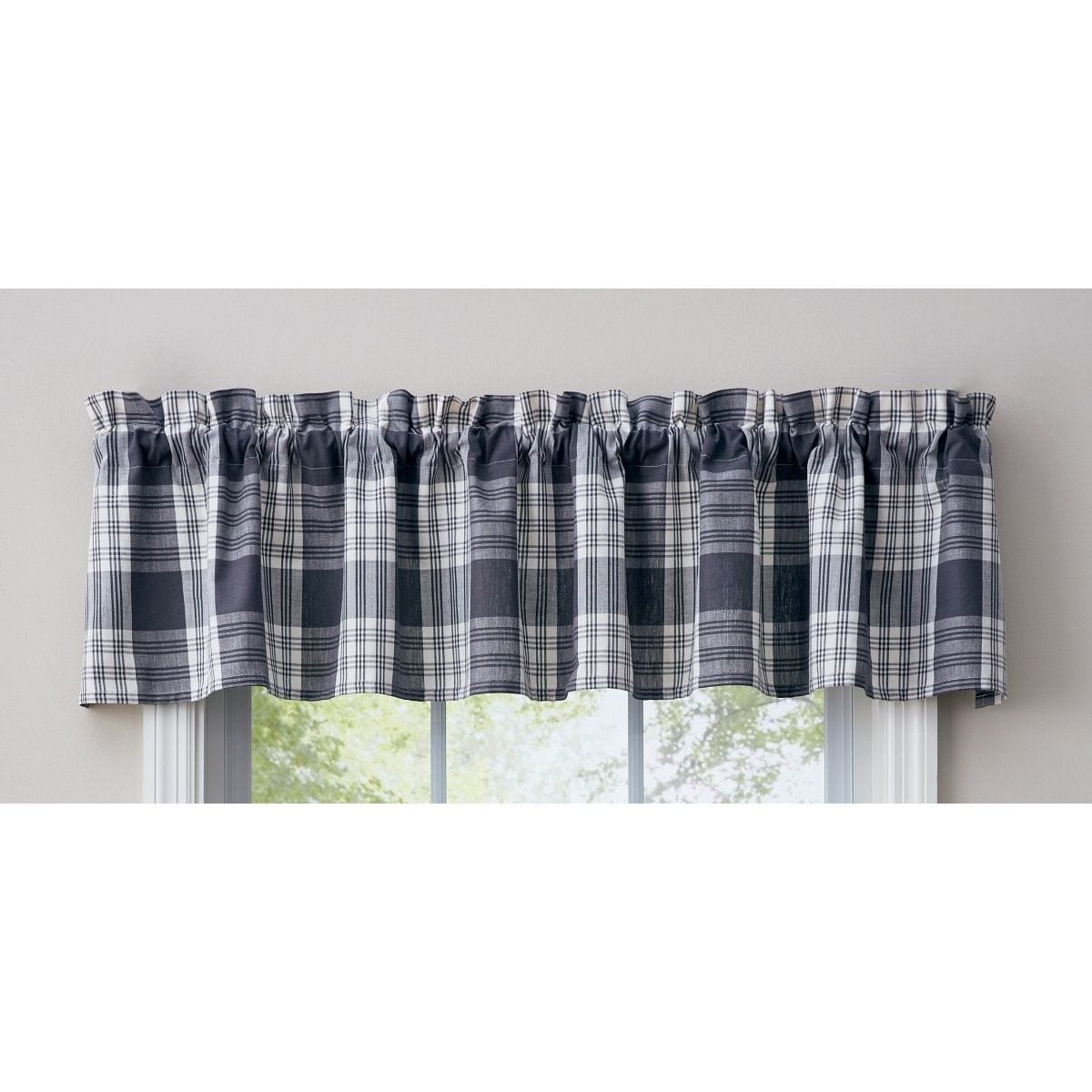 Dylan in Slate Valance Unlined-Park Designs-The Village Merchant