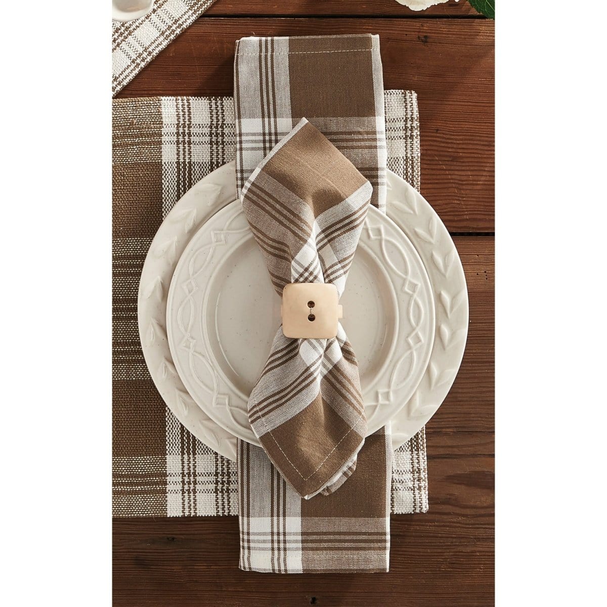 Dylan in Taupe Napkin-Park Designs-The Village Merchant