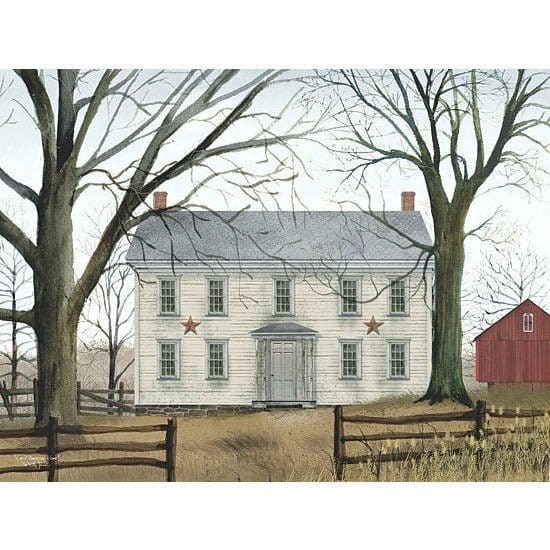 Early American Home By Billy Jacobs Art Print - 12 X 16-Penny Lane Publishing-The Village Merchant