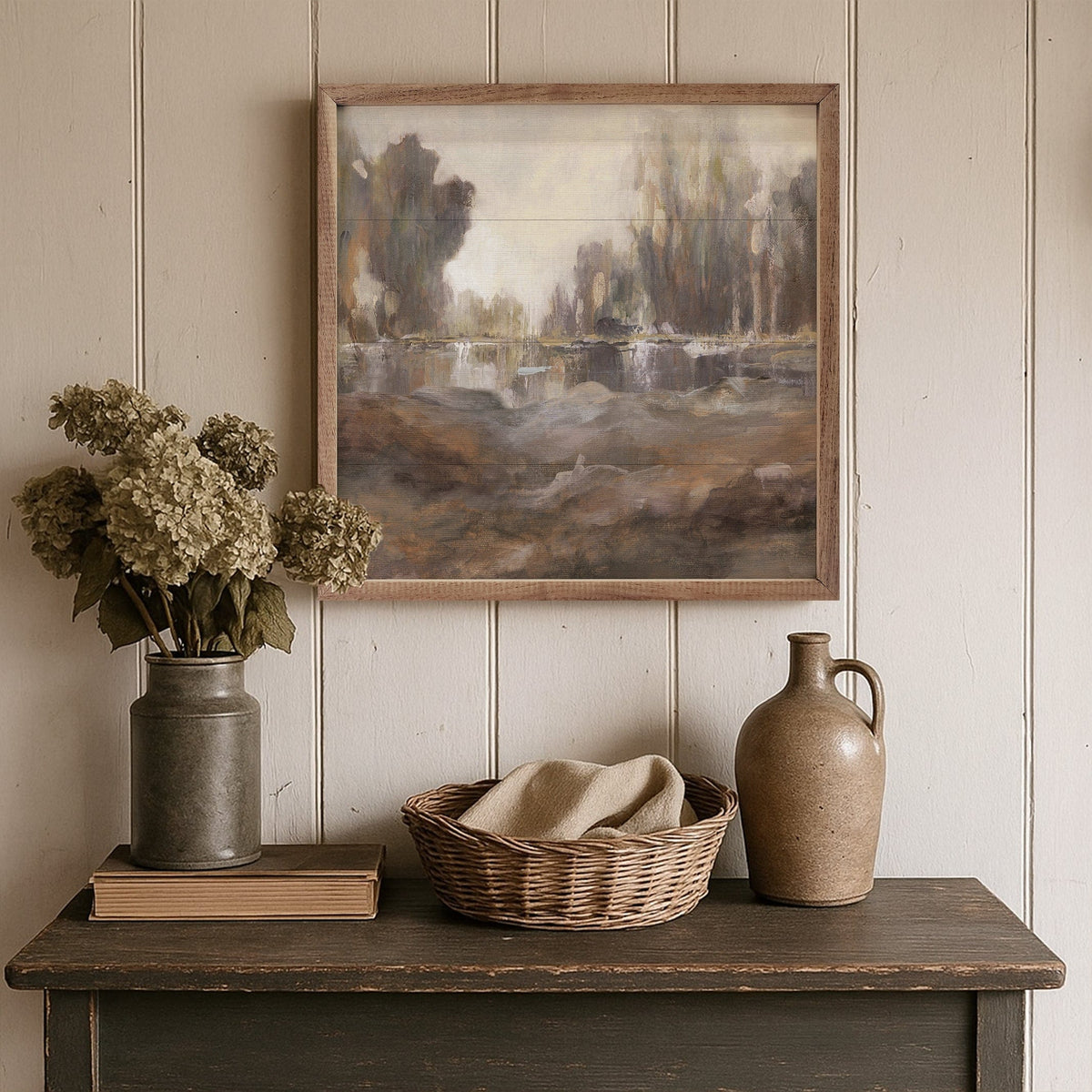Kendrick Home Walnut Frames Early Autumn By Carol Robinson