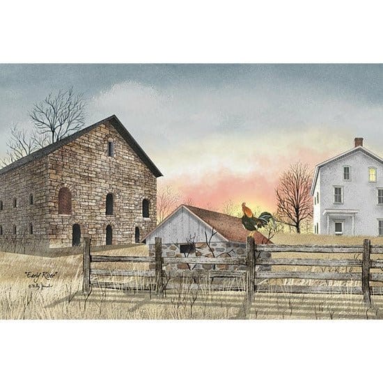 Penny Lane Publishing Early Riser By Billy Jacobs Art Print - 12 X 18