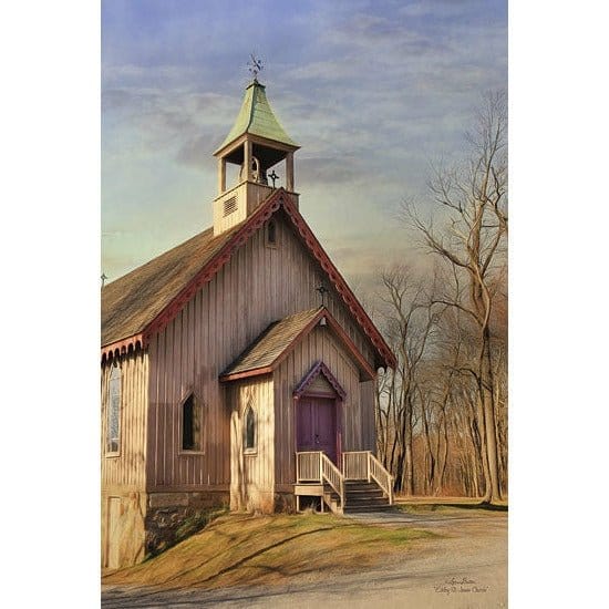 Penny Lane Publishing Eckley St. James Church By Lori Deiter Art Print - 12 X 18