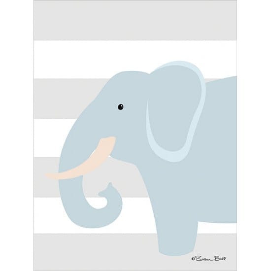 Elephant Stripe By Susan Ball Art Print - 12 X 16-Penny Lane Publishing-The Village Merchant