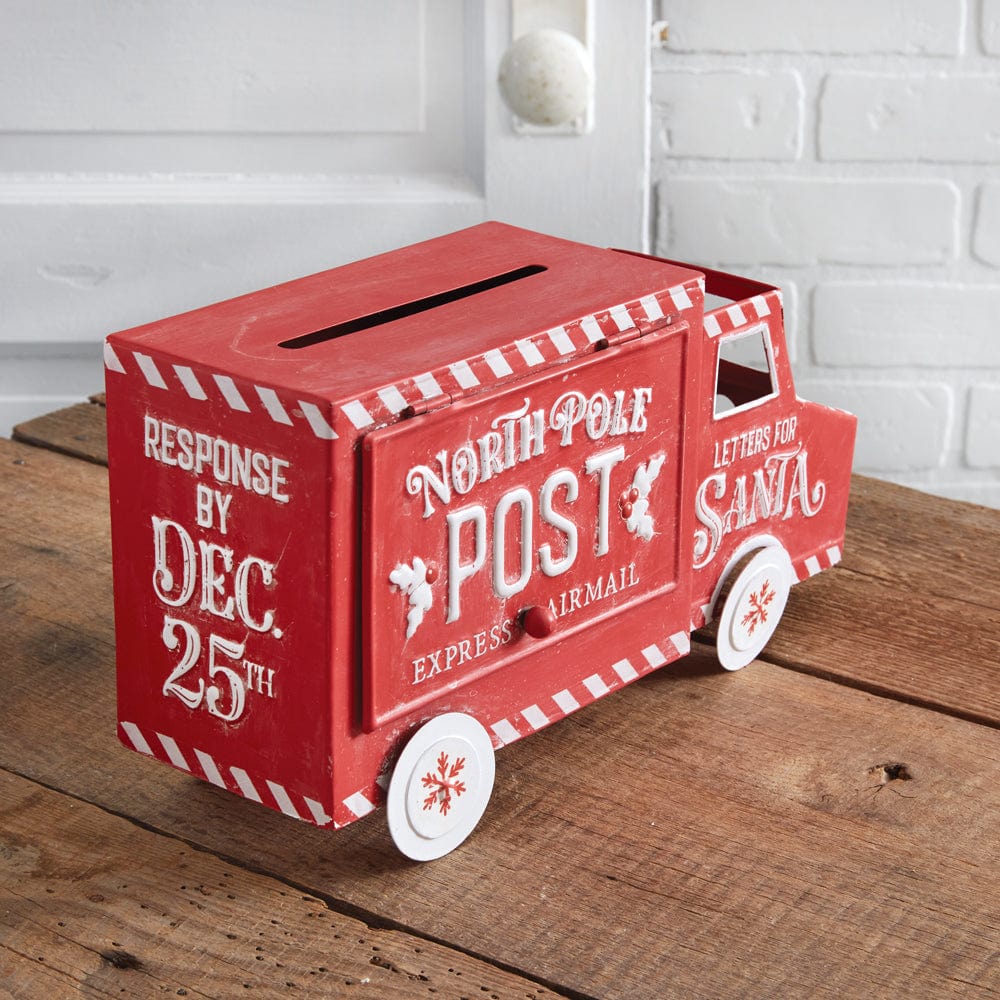 Embossed Metal North Pole Post Truck