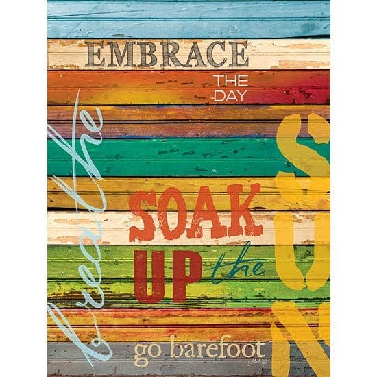 Penny Lane Publishing Embrace The Day By Marla Rae Art Print - 12 X 16