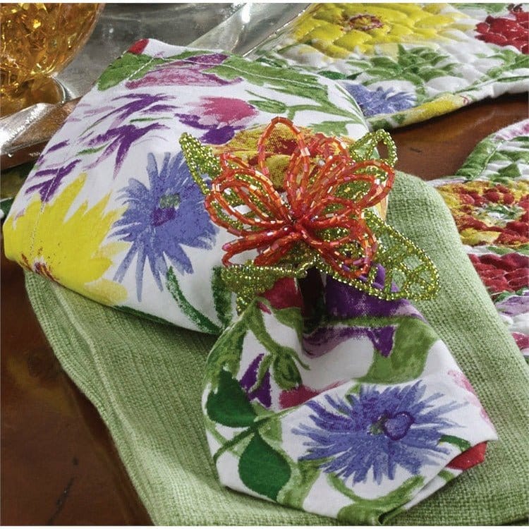 Enchanted Flowers Napkin-Park Designs-The Village Merchant