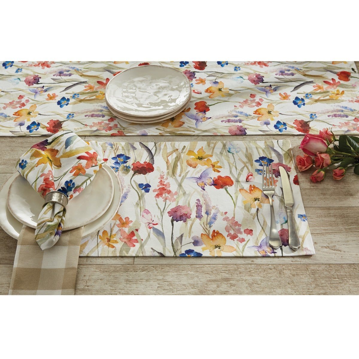 Enchantment Printed Table Runner 54&quot; Long-Park Designs-The Village Merchant