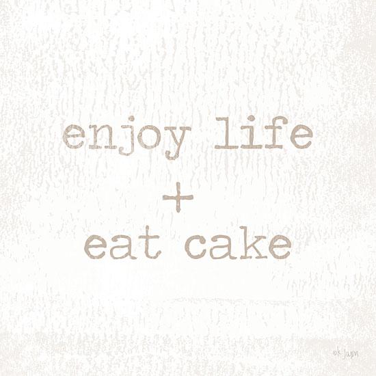 Penny Lane Publishing Enjoy Life + Eat Cake By Jaxn Blvd Art Print - 12 X 12