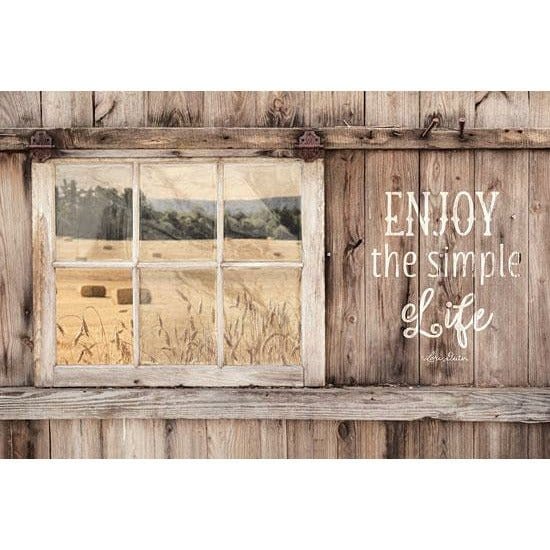 Penny Lane Publishing Enjoy The Simple Life By Lori Deiter Art Print - 12 X 18