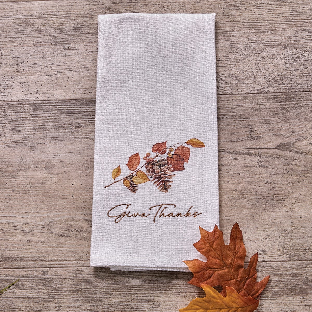 Essence of Fall Give Thanks Decorative Towel