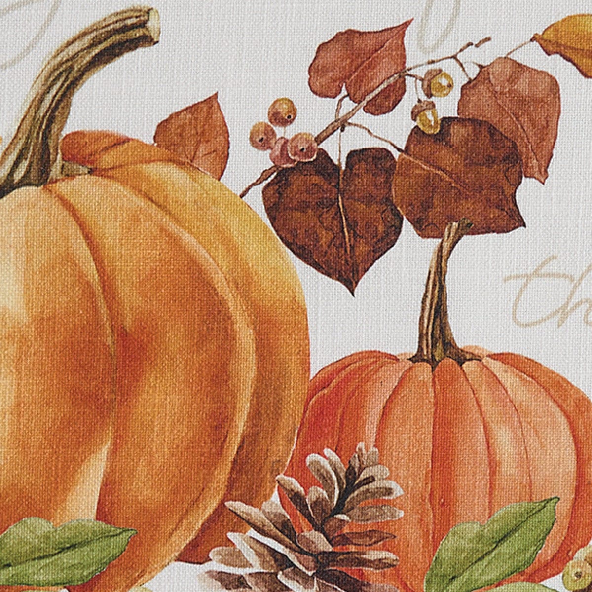 Essence of Fall Printed Table Runner 54&quot; Long