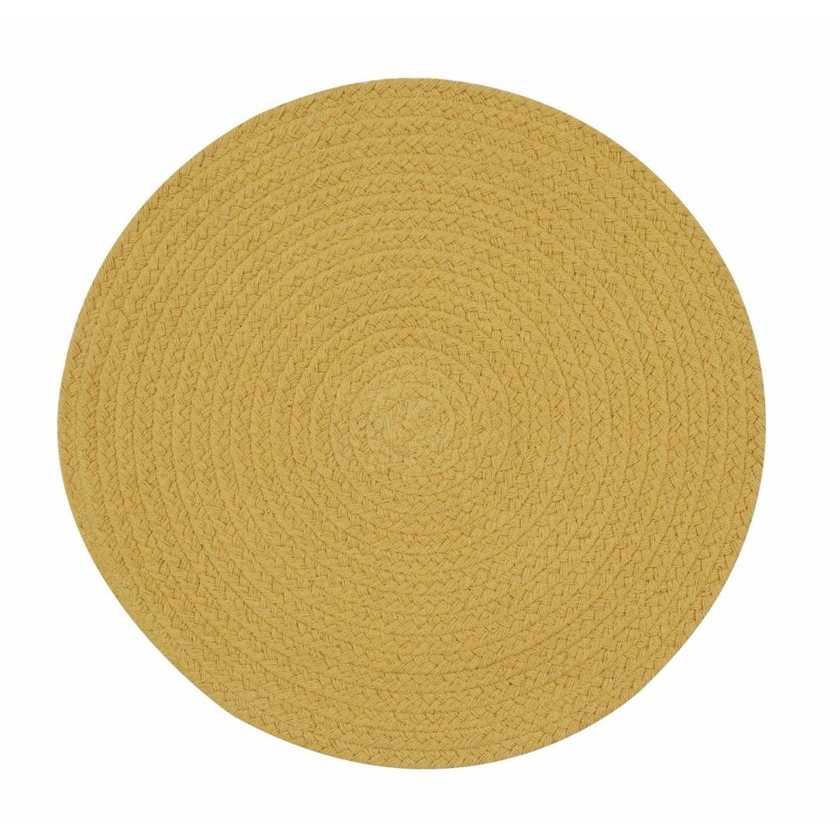 Essex in Cornsilk Braided Placemat Round-Park Designs-The Village Merchant