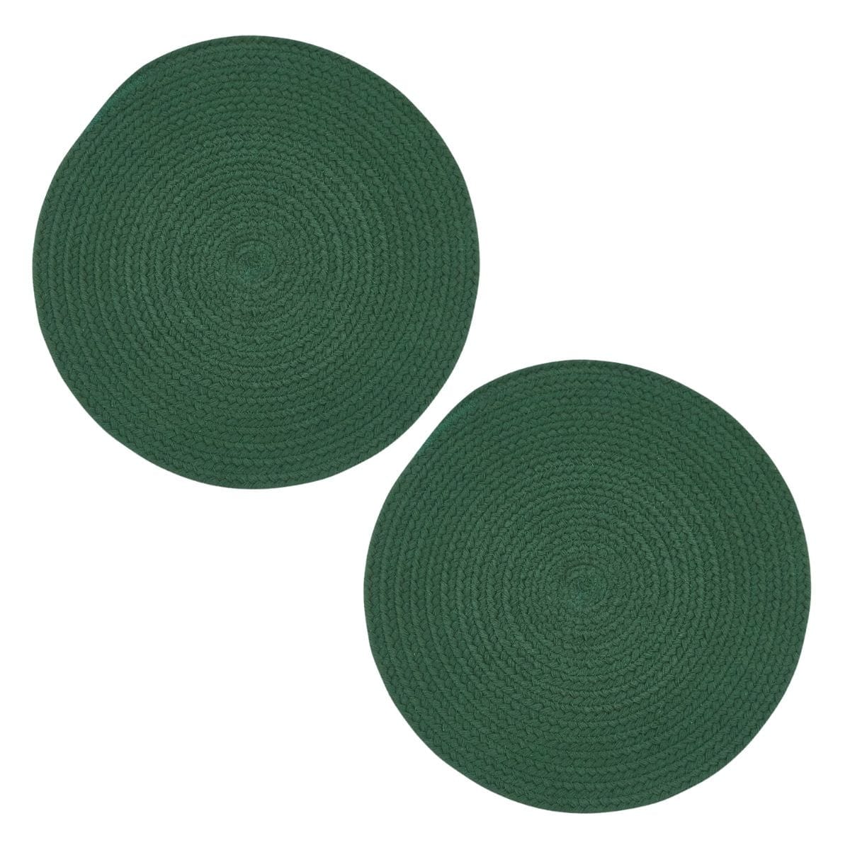 Essex in Green Placemat Round Set of 2