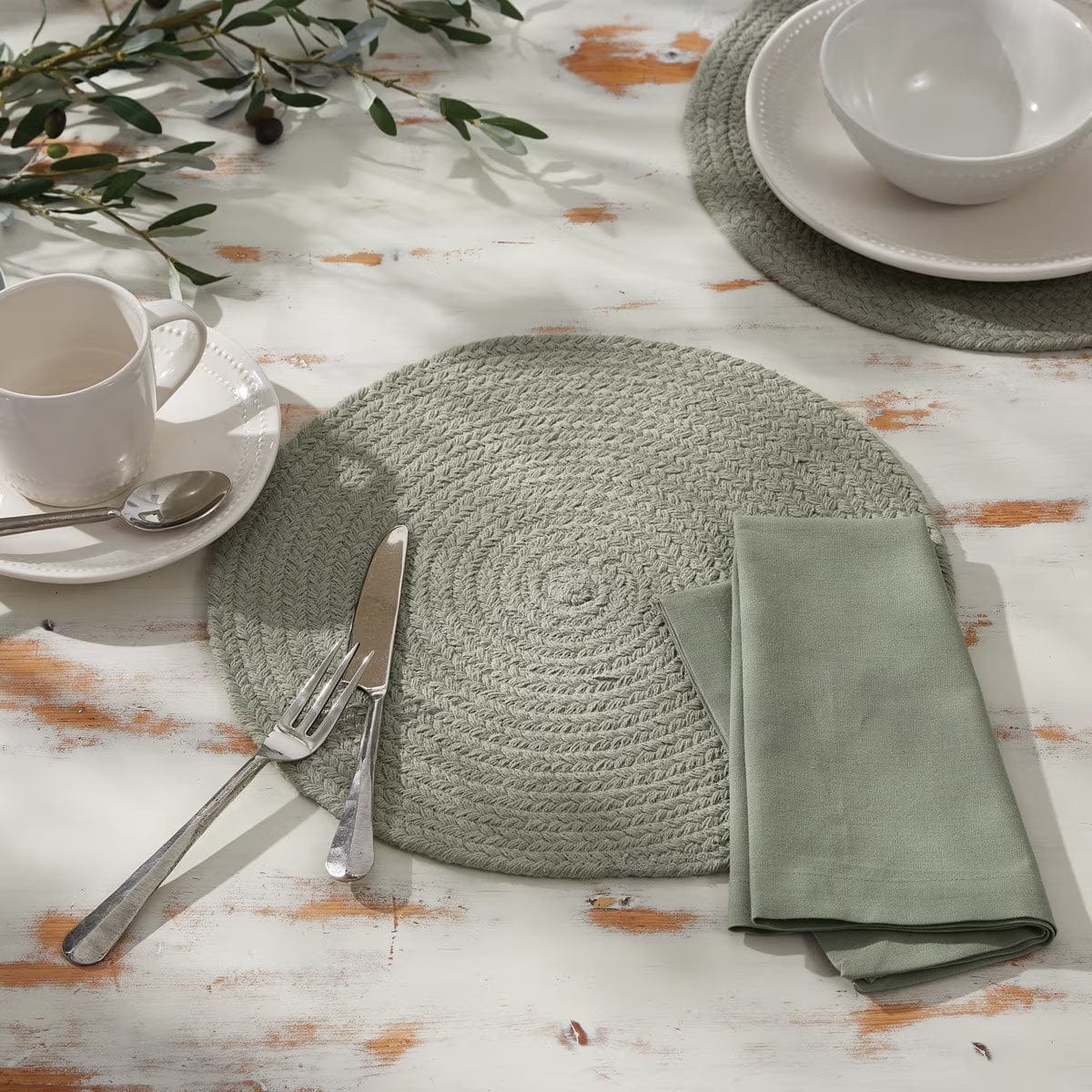 Essex in Laurel Placemat Round Set of 2
