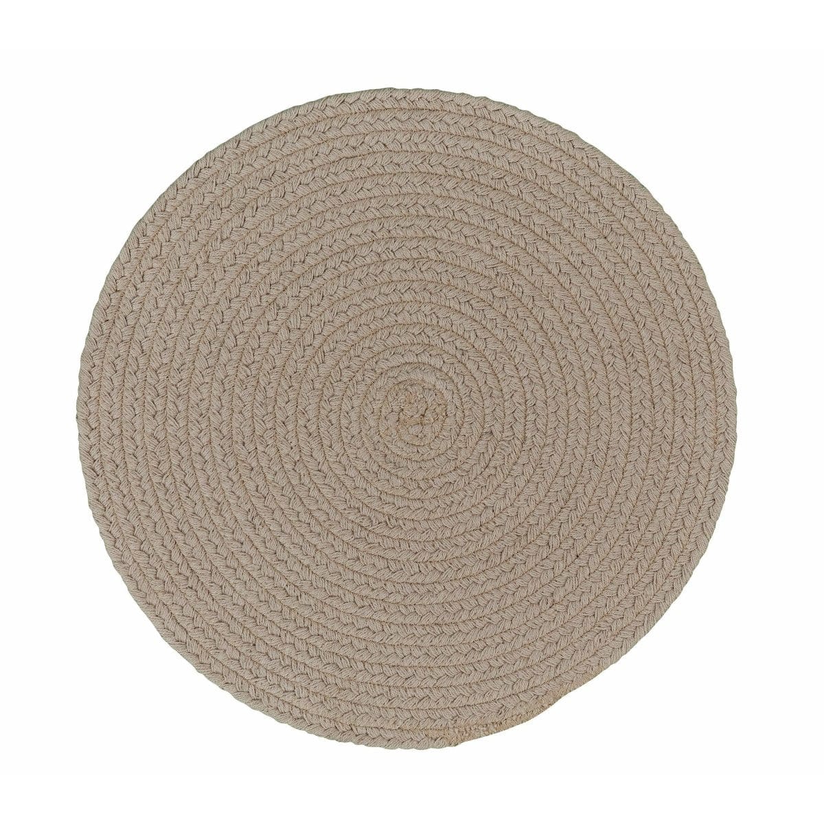 Park Designs Essex in Stone Braided Placemat Round Set of 2